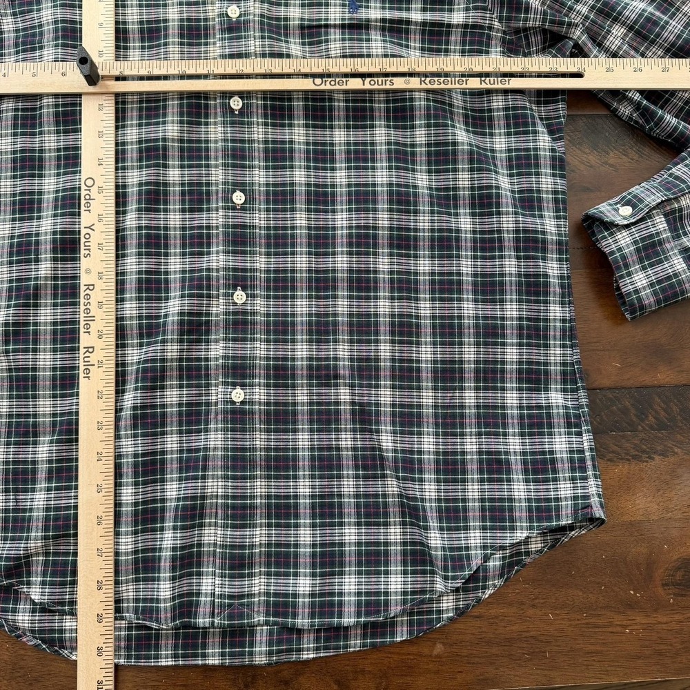 Lot Of 3 Ralph Lauren Shirt Mens Large Plaid Stripe Button Down‎ Cotton Casual - Picture 7 of 16